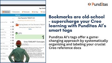 How to access references tags in Punditas AI for PTC Creo, windchill, and more?