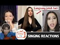 Reaksi para gadis eropa mendengar orang indonesia menyanyikan lagu bahasanya  singing reactions ome