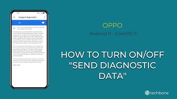 How to Turn On/Off "Send diagnostic data" - Oppo [Android 11 - ColorOS 11]