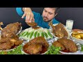 Asmr eating spicy 2 mutton legs curryspicy chicken thai curryspicy eggs curry with rice mukbang