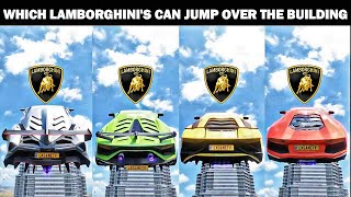 FORZA HORIZON 5 - WHICH LAMBORGHINI'S CAN JUMP OVER THE BUILDING  | LET'S FIND OUT