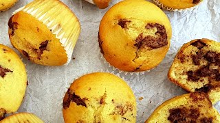 Chunky Chocolate Chip Muffins : Easy and Delicious : Beach Vibes