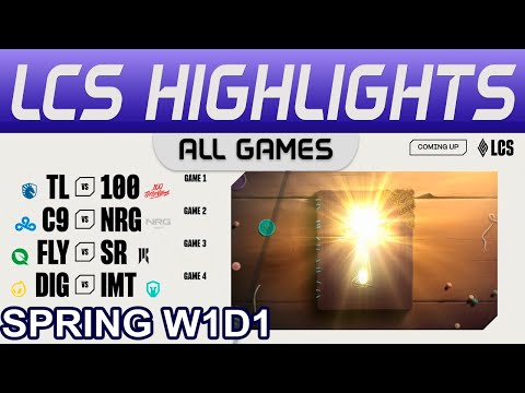 LCS Highlights Week1 Day1 LCS Spring 2024 All Games By Onivia