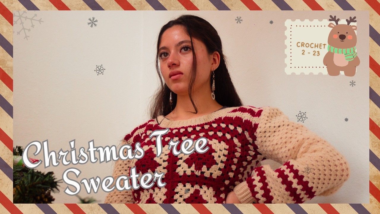 SWEATER NAVIDEÑO en 48 HORAS ¡Rápido y Fácil! - YouTube