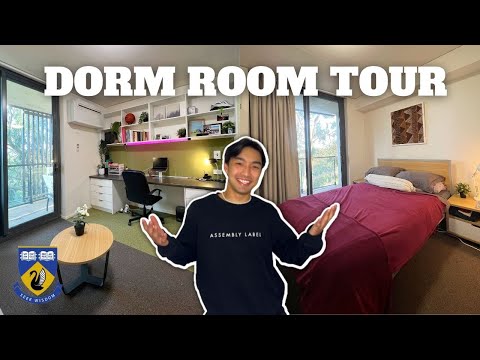 UWA Dorm Room Tour (University Hall, One Bedroom Apartment)