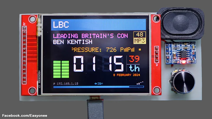 How to Build an ESP32 Internet Radio V4 | YoRadio