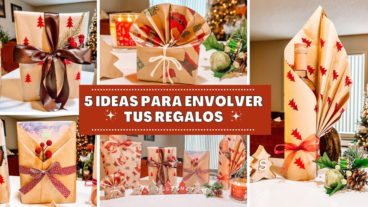 Ideas fáciles y divertidas para envolver tus regalos