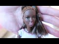 Barbie made to move review, unboxing / Барби афроамериканка обзор и распаковка