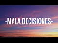 Kenia OS Malas Decisiones Letra Lyrics mp3