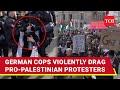 Mayhem in berlin german cops clash with protesters over weapons supply to israel i watch