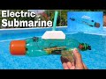 How to make an electric submarine at home out of plastic bottle  very simple diy toy boat