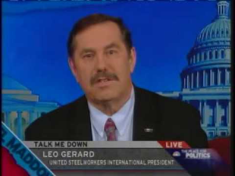Rachel Maddow Show: Leo Gerard on the Bailout