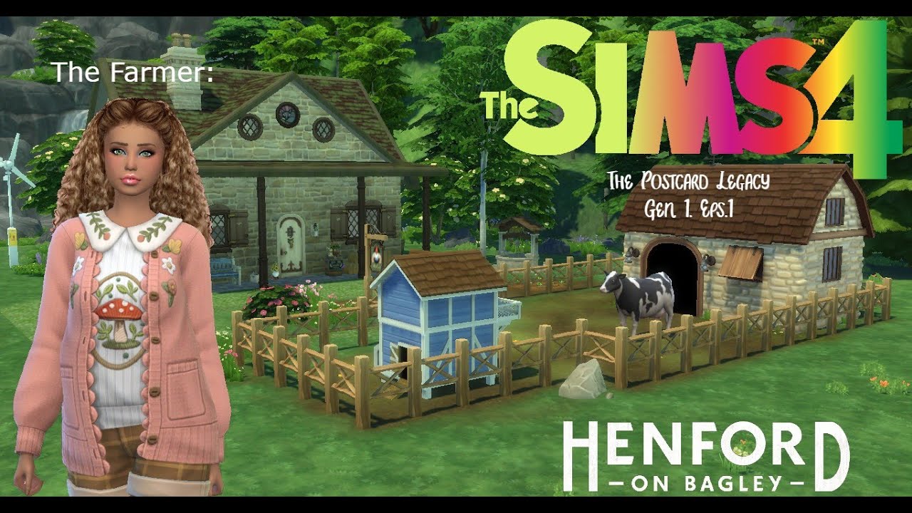 Sims 4 The Postcard Legacy Challenge Let's Play Gen. 1 Eps. 1 YouTube