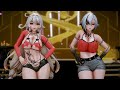 Arlecchino x Alice - Roll n Rock -【Genshin Impact MMD】