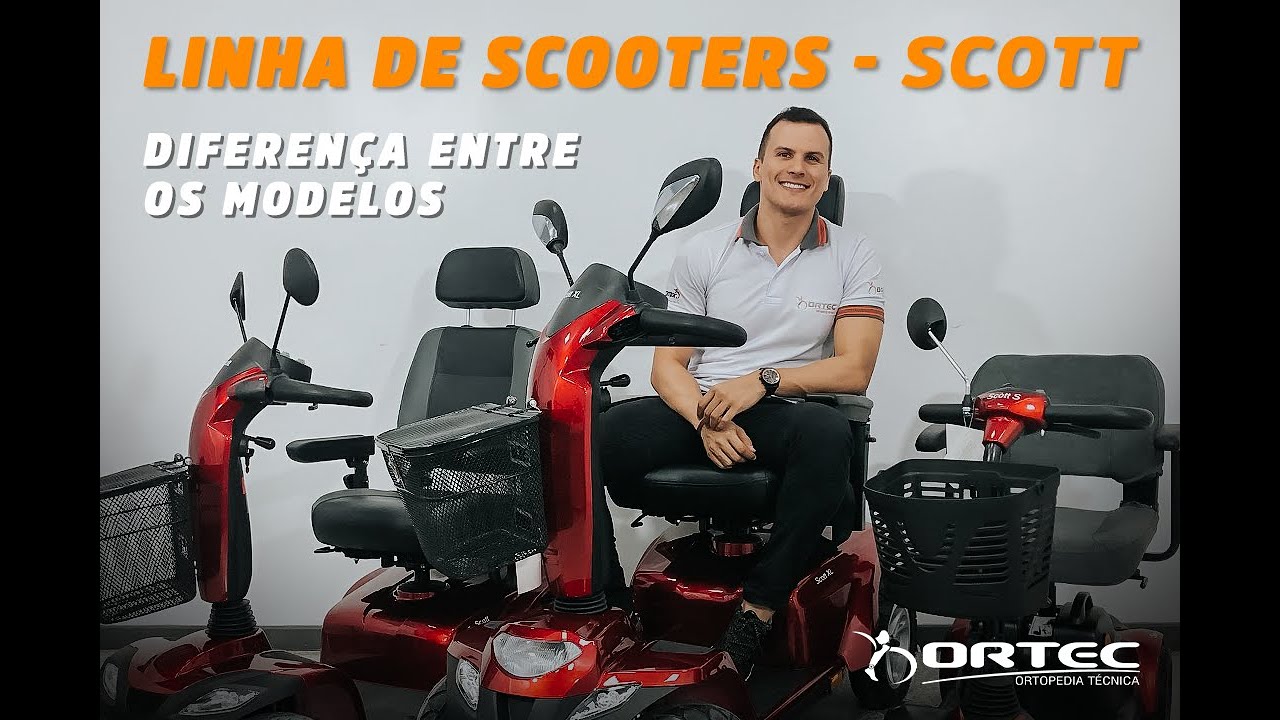 Como escolher o SCOOTER Motorizado ? Diferenças da Linha Scott Ottobock