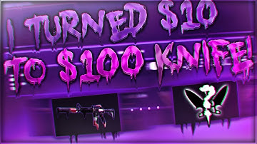 I UPGRADED $10 INTO $105 KNIFE!! (CSGOGEM)