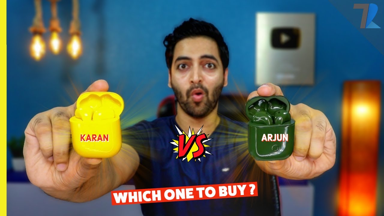 Realme Buds Air vs Realme Buds Air Neo - Karan😃 vs Arjun😲 | Which One To Buy? What is The Difference