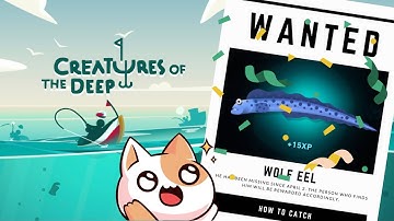 Creatures of The Deep: How To Catch Wolf Eel in 2024 #creaturesofthedeep #fishinggame #alaska