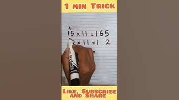 Multiply Trick by 11 #maths #shorts #vedio #easy #ytshorts