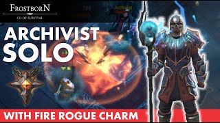 Archivist Solo with Fire Rogue Charm reset - Frostborn