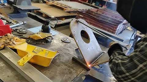 Fabricating new Tesla Small Drive Unit Mount for the Big Dyno