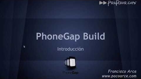 Curso de Desarrollo de Apps Moviles con PhoneGap