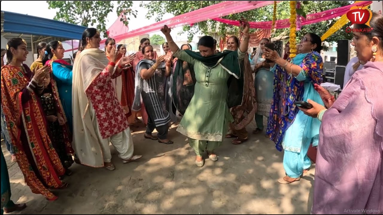 ਨਿੱਤ ਦਾਰੂ ਪੀਵੇ ਮੱਤ ਦੇਵੋ ਨੀ ਕੰਜਰ ਨੂੰ | Funny Gidha Teeyan Patiala 2025 | Chankata Tv