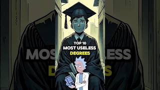 Top 10 Most useless Degree's #shorts #tips #top10