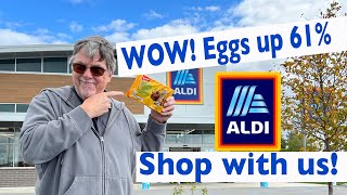 What ALDI's Eggs went up 61% YES, that did happen. SHOP WITH US AT ALDI.
