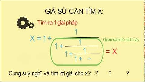 Phép tính với phần tử vô hạn. Tỉ lệ vàng - Gold Ratio là như thế nào