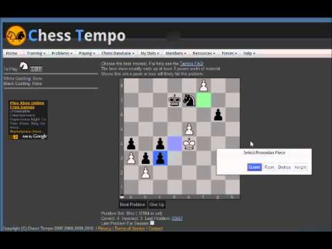 Chess Tactics Puzzle Training : Chesstempo.com Tactics and Puzzle