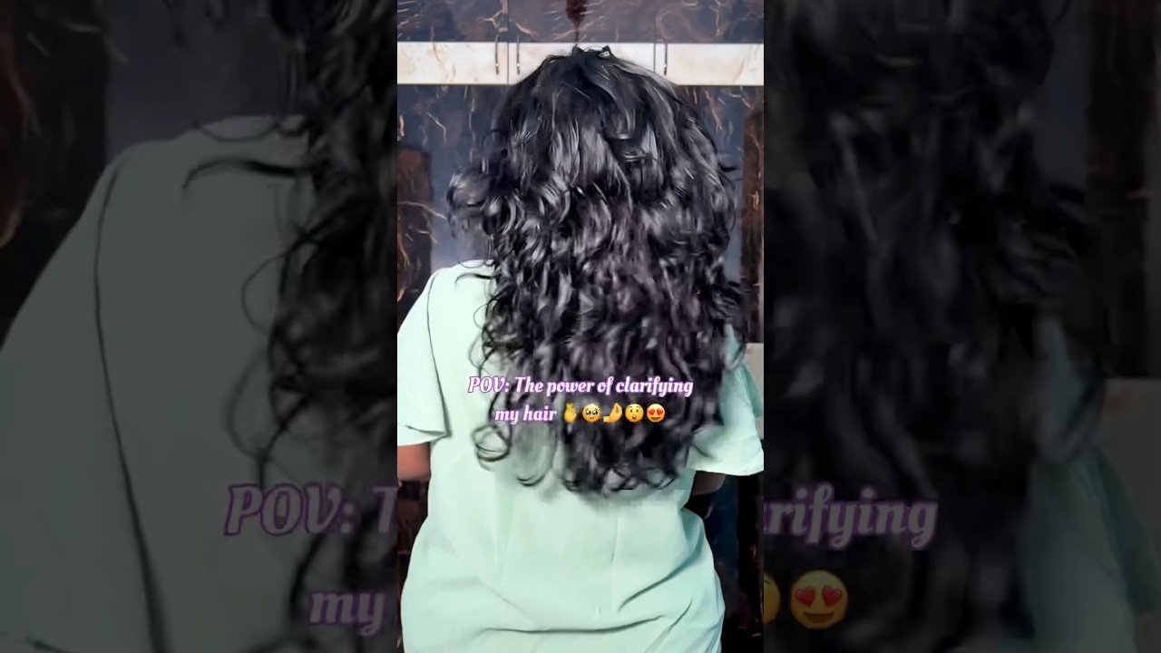 Power of clarifying hair🫰🤌