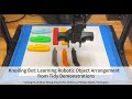 Knolling Bot: Learning Robotic Object Arrangement from Tidy Demonstrations