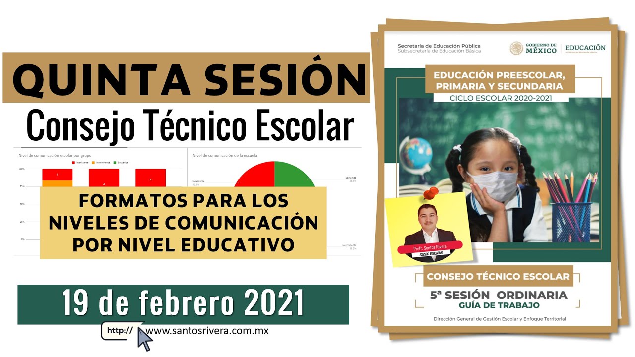 Formatos para la Quinta Sesión de Consejo Técnico Escolar - YouTube