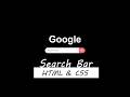 How to Create button Search Bar using HTML &amp; CSS  No Javascript