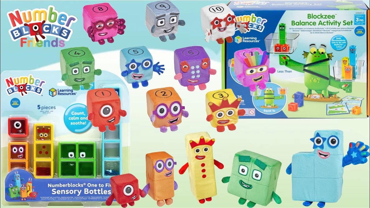 Number Blocklets Numberblocks – 0506 Minutes Compilation Unboxing Mini Blocklets ...