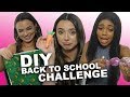 DIY BACK TO SCHOOL CHALLENGE - Merrell Twins w/Teala Dunn