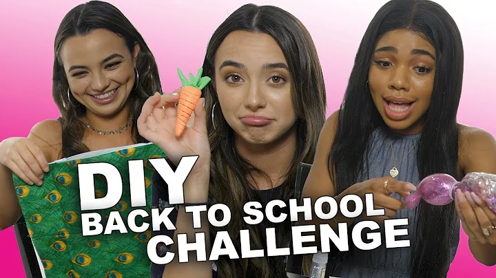DIY BACK TO SCHOOL CHALLENGE - Merrell Twins w/Tea...