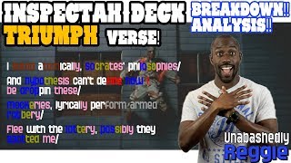 Inspectah Deck's Triumph Verse - Classic Verse Breakdown | Reaction