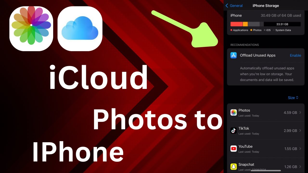 how-to-move-photos-from-icloud-to-iphone-storage-youtube