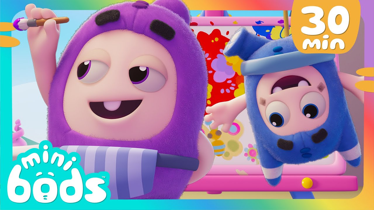 Paint Time Trouble | NEW MINIBODS | Kids Songs | Nursery Rhymes | Cartoons for Babies