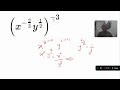 COMBINATION OF INDICES RULES