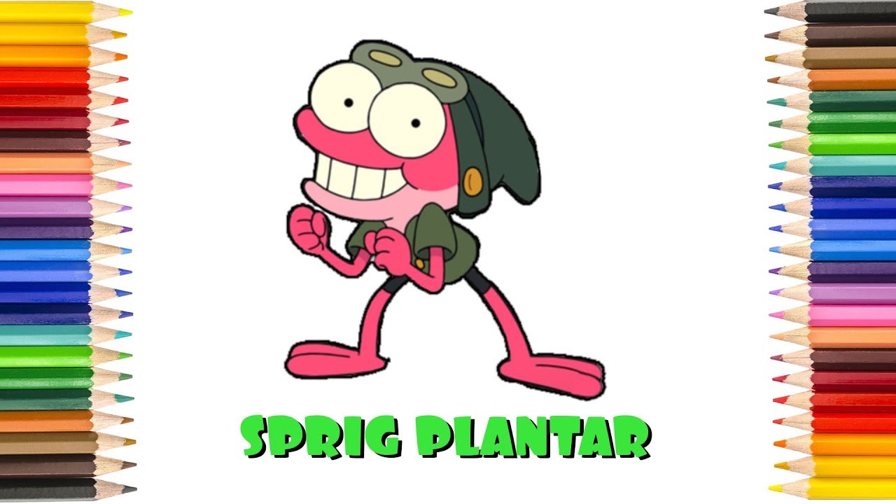 How to draw Sprig Plantar from