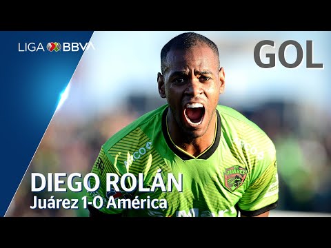 Gol de D. Rolan | Juárez 1 - 0 América | Liga BBVA MX - Apertura 2019  - Jornada 11