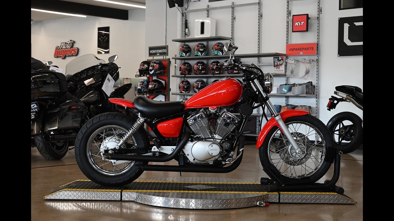 2020 Yamaha VStar 250 | Walk Around, Start-Up & Sound Clip - YouTube