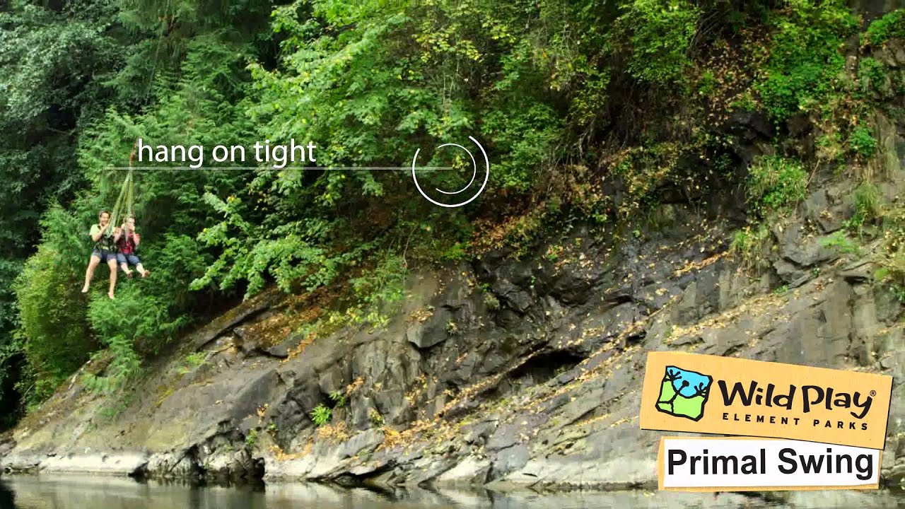 Play more. Fear less. See how: Primal Swing at WildPlay Element Parks ...