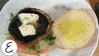 Portobello Blue Cheese Burgers | Emeril Lagasse