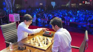 Round 2 of the blitz segment ends with some tactics | ChessBase India Originals Death Match