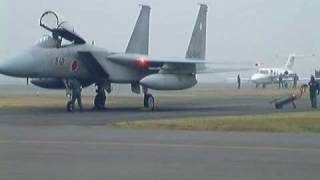 F-15 EAGLE　afterburner from an engine start