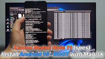 Xiaomi Redmi Note 11 (spes) Install Android 15 ROM crDroid – ROOT with Magisk